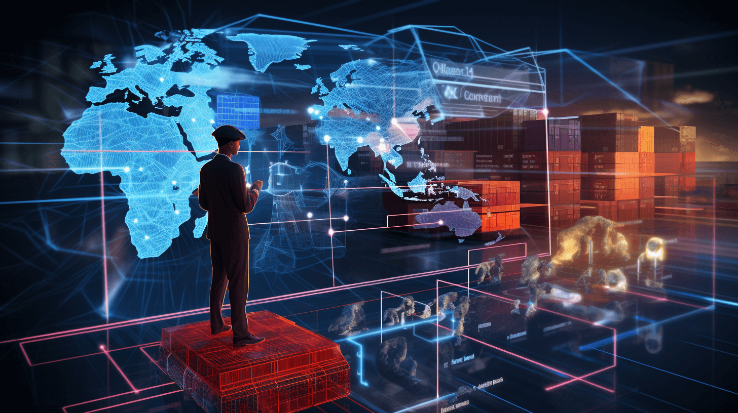 infographic highlighting the strategies for streamlining shipping operations in 2026 / the future of global shipping, featuring advanced technologies like automated sorting systems
